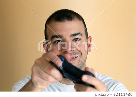 Man Playing Video Games 22111430