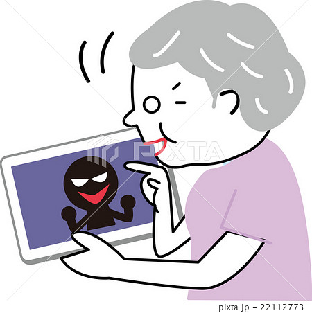 シニア　母親　振り込め詐欺　おれおれ詐欺　母さん助けて詐欺 22112773