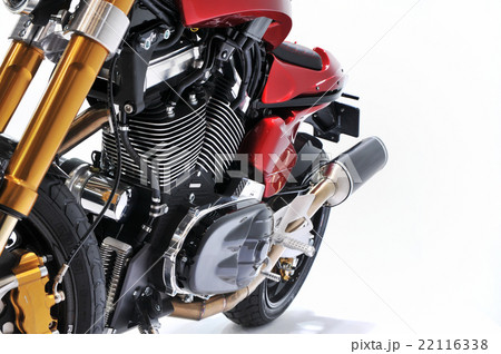 白背景のバイク 白背景のバイク 22116338