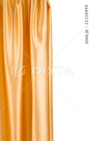 Close up of golden silk cloth. 22116949