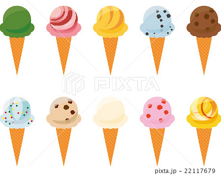 アイスクリームのイラスト素材 22117679 Pixta