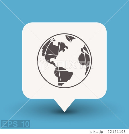 Pictograph of globe 22121193