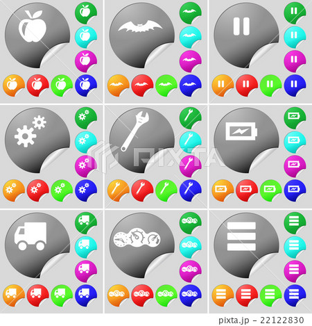 Apple, Bet, Pause, Gear, Wrench, Charging, Truck, 22122830