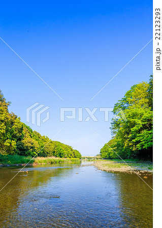 嵐山渓谷の新緑 22123293