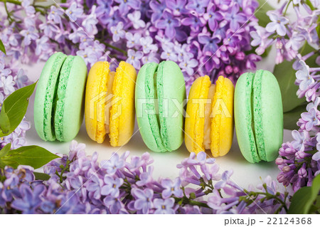 Traditional french macaroons 22124368