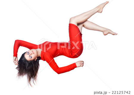 Happy girl falls. Happy girl falls. 22125742