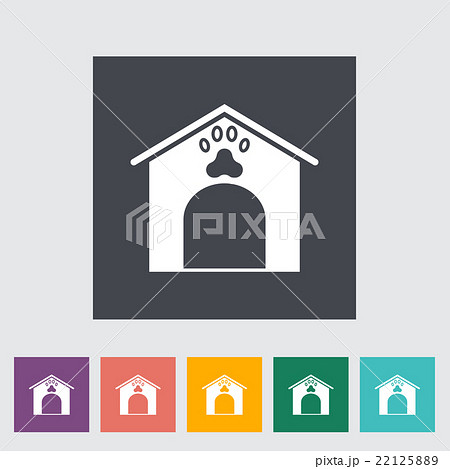 Kennel flat icon 22125889