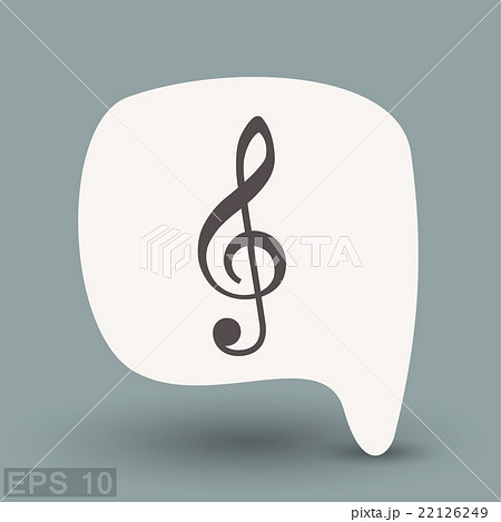 Pictograph of music key 22126249