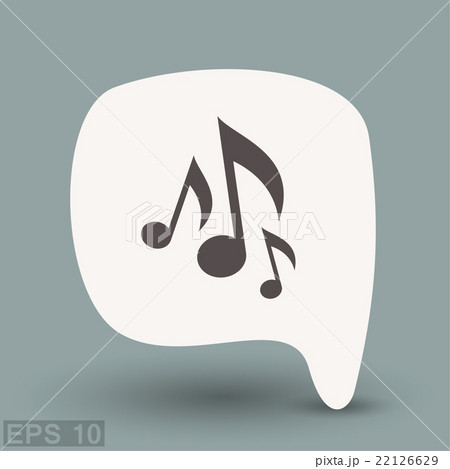 Pictograph of music note Pictograph of music note 22126629