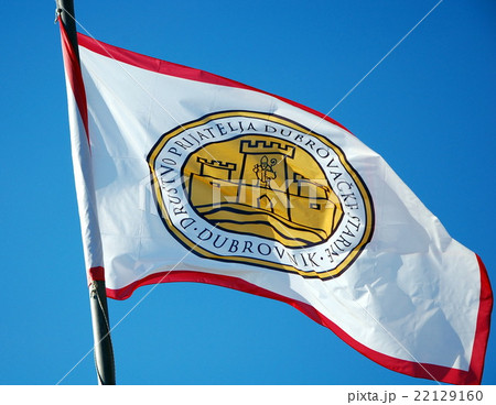 Flag of Dubrovnik City, Croatia 22129160