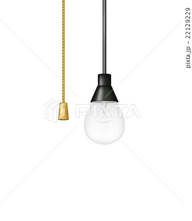 Hanging light bulb with cord switch Hanging light bulb with cord switch 22129229