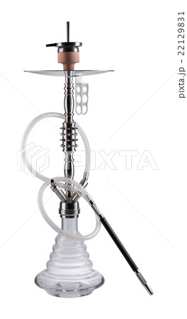 Modern hookah isolated on white background Modern hookah isolated on white background 22129831
