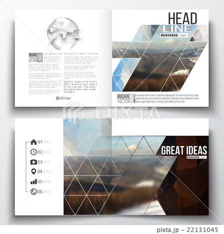 Set of annual report business templates for Set of annual report business templates for 22131045