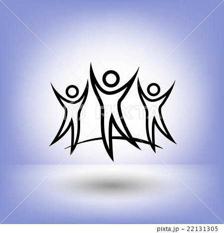 Pictograph of success team 22131305