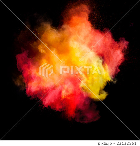 Freeze motion of colored dust explosion 22132561