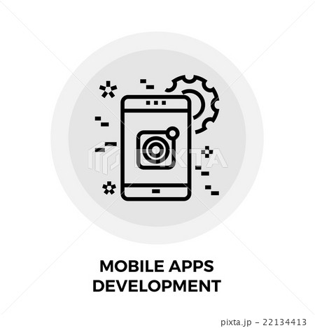 Mobile Apps Development Line Icon Mobile Apps Development Line Icon 22134413