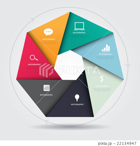 Modern infographic for business concept. 22134947