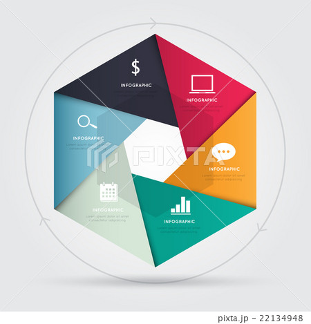 Modern infographic for business concept. 22134948