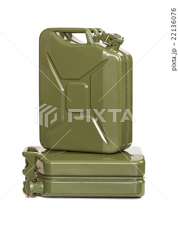 Two jerrycans on white 22136076