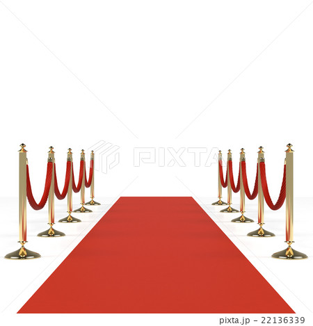 Red carpet with red ropes 22136339