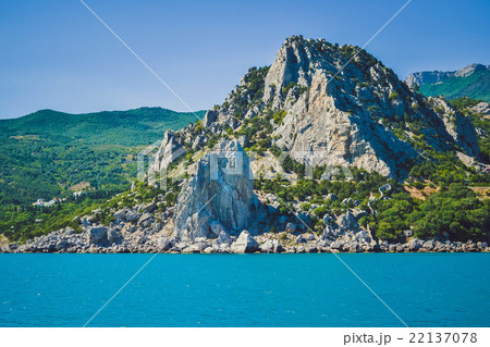 mountains, rocks  the island of Crimea 22137078