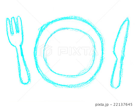 食器(クレヨン) 食器(クレヨン) 22137645
