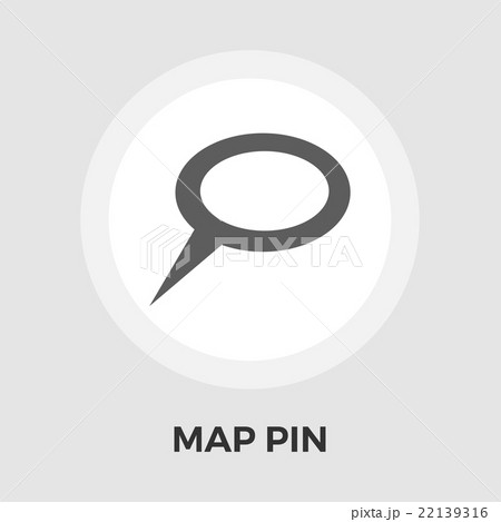 Map Pin Flat Icon 22139316