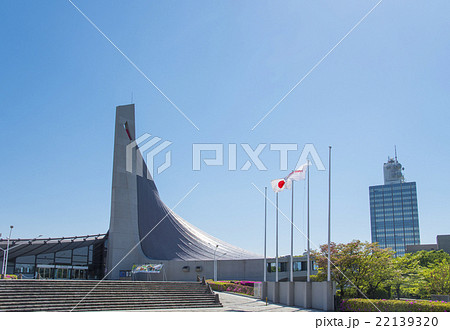 国立代々木競技場の第二体育館 東京都渋谷区 の写真素材