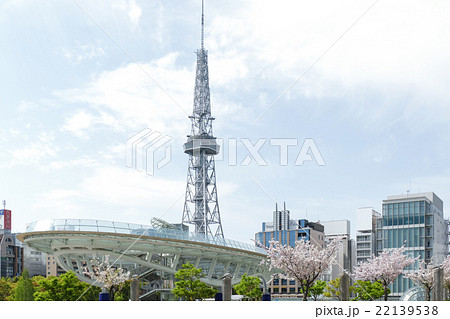 桜とオアシス21と名古屋テレビ塔 桜とオアシス21と名古屋テレビ塔 22139538