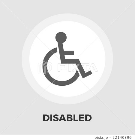 Disabled flat icon Disabled flat icon 22140396