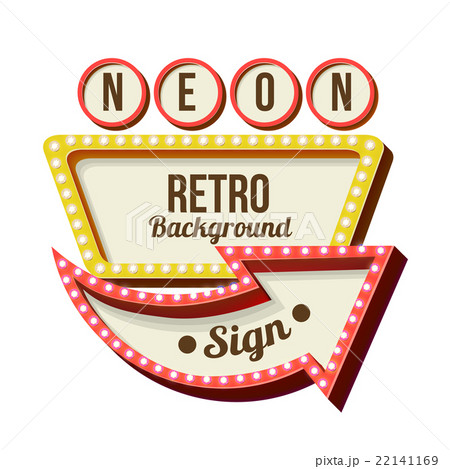 Vintage Night 3D advertising sign 22141169