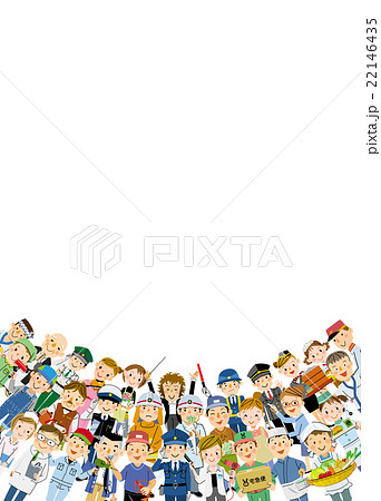 働く人々　集合 22146435