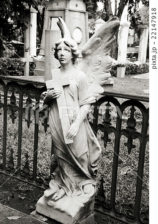 Gothic angel tombstone - textrured Gothic angel tombstone - textrured 22147918