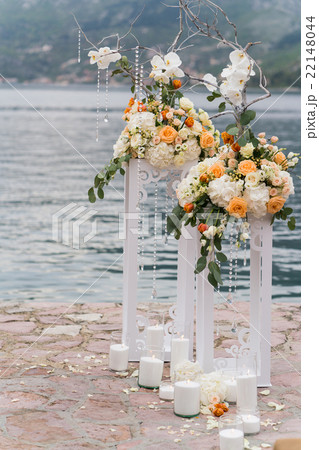 decorated place for a wedding ceremony decorated place for a wedding ceremony 22148044
