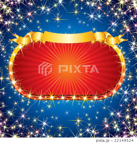 Starry Background Blank Sign Starry Background Blank Sign 22149524