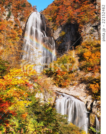 紅葉の安の滝 22152462