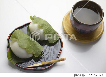 柏餅 かしわもち 和菓子 こどもの日 子どもの日 端午の節句の写真素材