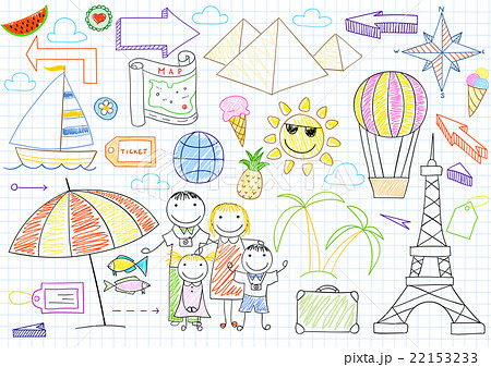 Happy family travelers Happy family travelers 22153233