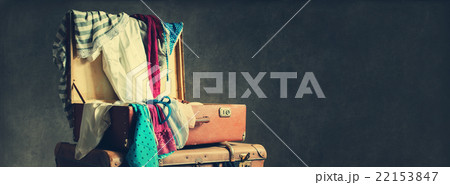 Female Clothing Scatter Trunk Vintage Style Toned Female Clothing Scatter Trunk Vintage Style Toned 22153847