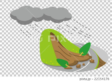 大雨滑坡滑坡災害[災害系列] 22154176