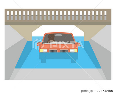 水没 冠水 車【災害・シリーズ】 水没 冠水 車【災害・シリーズ】 22156900