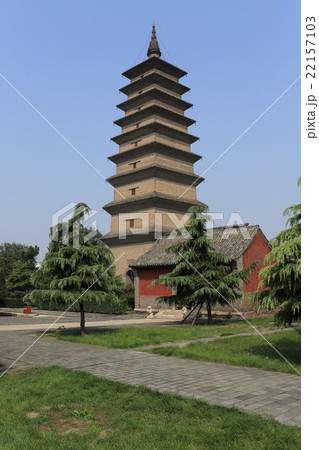 中国　正定県　開元寺　須弥塔　 22157103