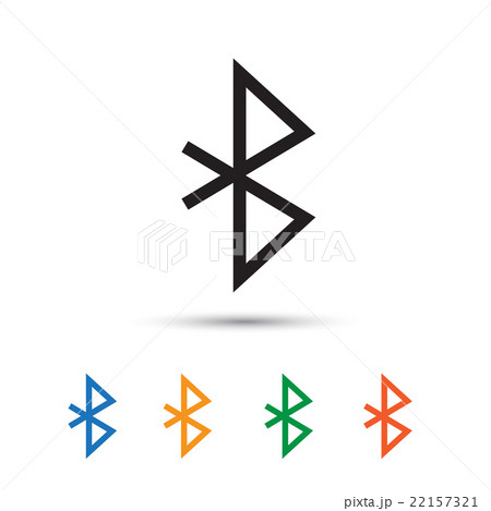 Bluetooth Iconのイラスト素材