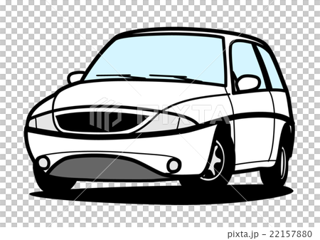緊湊型車白色 22157880