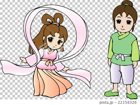 七夕 織姫と彦星  七夕 織姫と彦星  22158326