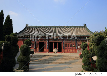 中国　正定県　趙雲廟 22158846