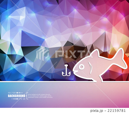 Creative vector fishing. Art illustration template Creative vector fishing. Art illustration template 22159781