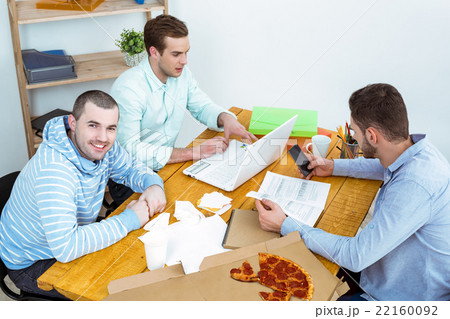 IT programmers working with laptop IT programmers working with laptop 22160092