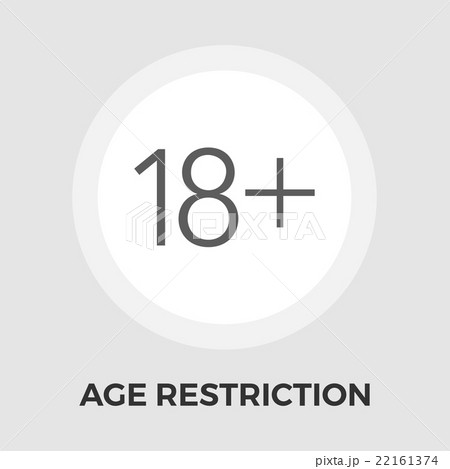 Age Restriction Flat Icon 22161374