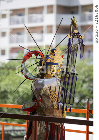 大阪府大阪市平野区の大念佛寺の万部おねり二十五菩薩様 22165006